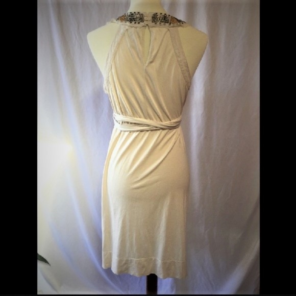 Banana Republic Cotton Heritage Beaded Dress M - Picture 4 of 6